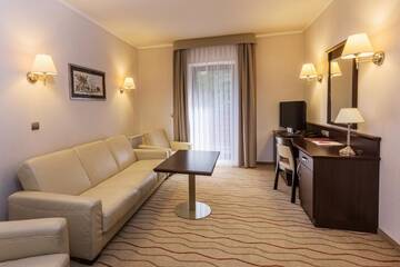 Фото номера Улучшенный номер-студио Отель Malinowy Dwór Hotel Medical SPA г. Сверадув-Здруй 3
