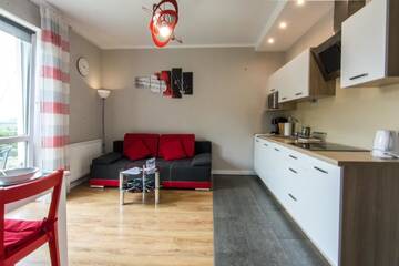 Фото номера One-Bedroom Apartment (rubiNOWY) Апартаменты Apartamenty Izerskie г. Сверадув-Здруй 7