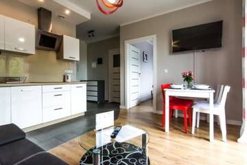 Фото номера One-Bedroom Apartment (rubiNOWY) Апартаменты Apartamenty Izerskie г. Сверадув-Здруй 11