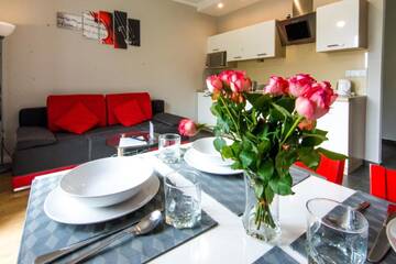 Фото номера One-Bedroom Apartment (rubiNOWY) Апартаменты Apartamenty Izerskie г. Сверадув-Здруй 13