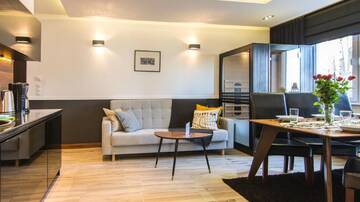Фото номера Two-Bedroom Apartment (Kominkowy z Sauna) Апартаменты Apartamenty Izerskie г. Сверадув-Здруй 12