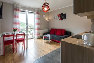 Фото номера One-Bedroom Apartment (rubiNOWY) Апартаменты Apartamenty Izerskie г. Сверадув-Здруй 8