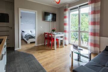 Фото номера One-Bedroom Apartment (rubiNOWY) Апартаменты Apartamenty Izerskie г. Сверадув-Здруй 9