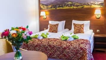 Фото номера Большой двухместный номер с 1 кроватью Отель Hotel Buczyński****Medical&amp;SPA г. Сверадув-Здруй 4