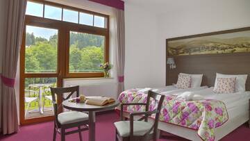 Фото номера Двухместный номер с 1 кроватью Отель Hotel Buczyński****Medical&amp;SPA г. Сверадув-Здруй 4