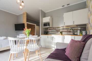 Фото номера Studio Apartment (Izerski z sauna) Апарт-отели Apartamenty Izerskie - ul. Cicha 13F-G г. Сверадув-Здруй 19