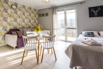 Фото номера Studio Apartment (Izerski z sauna) Апарт-отели Apartamenty Izerskie - ul. Cicha 13F-G г. Сверадув-Здруй 11