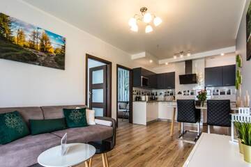 Фото номера Two-Bedroom Apartment (Leśny Zakątek) Апарт-отели Apartamenty Izerskie - ul. Cicha 13H-I г. Сверадув-Здруй 11