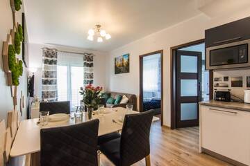 Фото номера Two-Bedroom Apartment (Leśny Zakątek) Апарт-отели Apartamenty Izerskie - ul. Cicha 13H-I г. Сверадув-Здруй 7