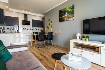 Фото номера Two-Bedroom Apartment (Leśny Zakątek) Апарт-отели Apartamenty Izerskie - ul. Cicha 13H-I г. Сверадув-Здруй 9