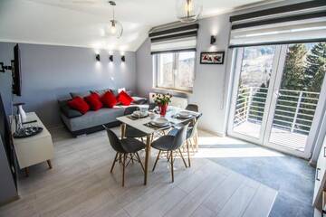 Фото номера Two-Bedroom Apartment (Biały kamień) Апарт-отели Apartamenty Izerskie - ul. Cicha 13H-I г. Сверадув-Здруй 5