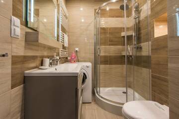 Фото номера Two-Bedroom Apartment (Leśny Zakątek) Апарт-отели Apartamenty Izerskie - ul. Cicha 13H-I г. Сверадув-Здруй 3