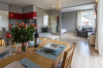 Фото номера One-Bedroom Apartment (Izerska widokówka) Апарт-отели Apartamenty Izerskie - ul. Cicha 13D-E г. Сверадув-Здруй 3